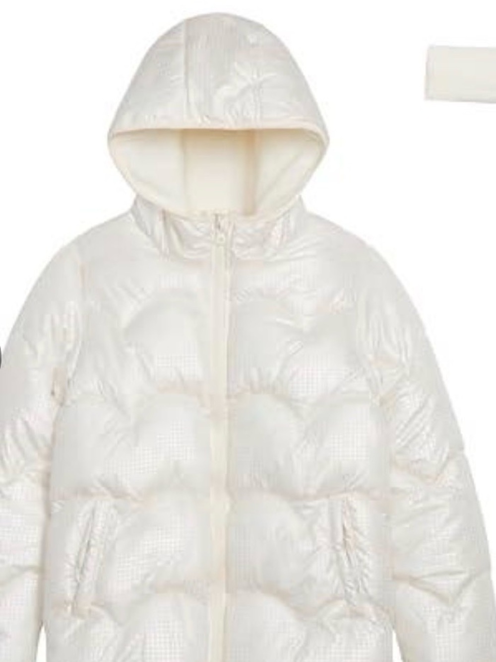 London Fog Kids Hooded Puffer Jacket in White